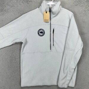 Gatlinburg Tennessee Pullover Fleece‎ Sweater Mens Large Gray Half Zip Ouray NEW